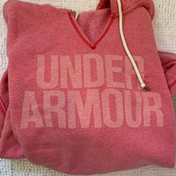 Under Armour Tops - Under Armour Pink Hoodie XL